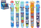 Space Design Multi Colour Pen | 10-Colour | 6 Designs