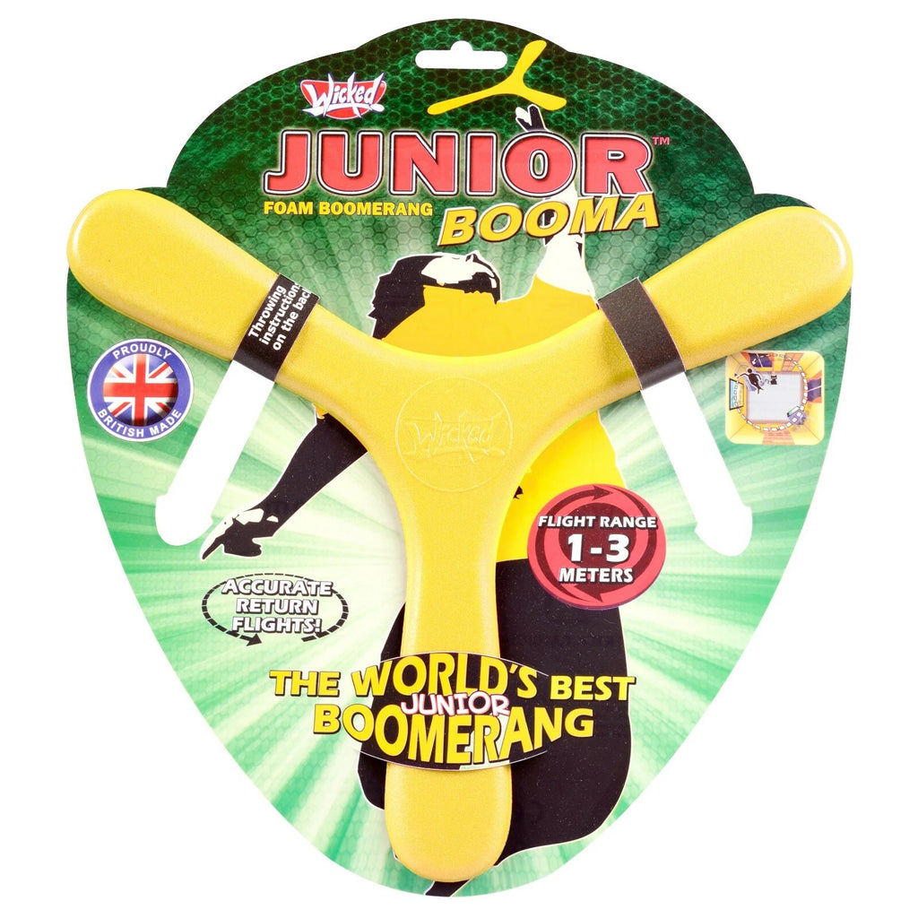 Wicked Junior Booma | The Soft & Safe Indoor Boomerang For Beginners