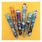 Space Design Multi Colour Pen | 10-Colour | 6 Designs