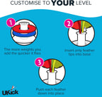 Wicked UKick | Football Skills Freestyle Trainer Feather Shuttlecock