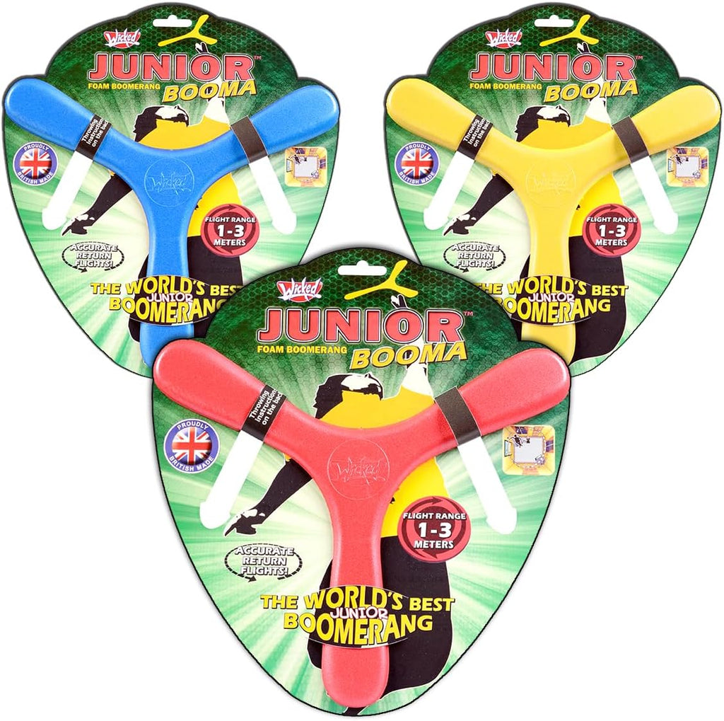 Wicked Junior Booma | The Soft & Safe Indoor Boomerang For Beginners