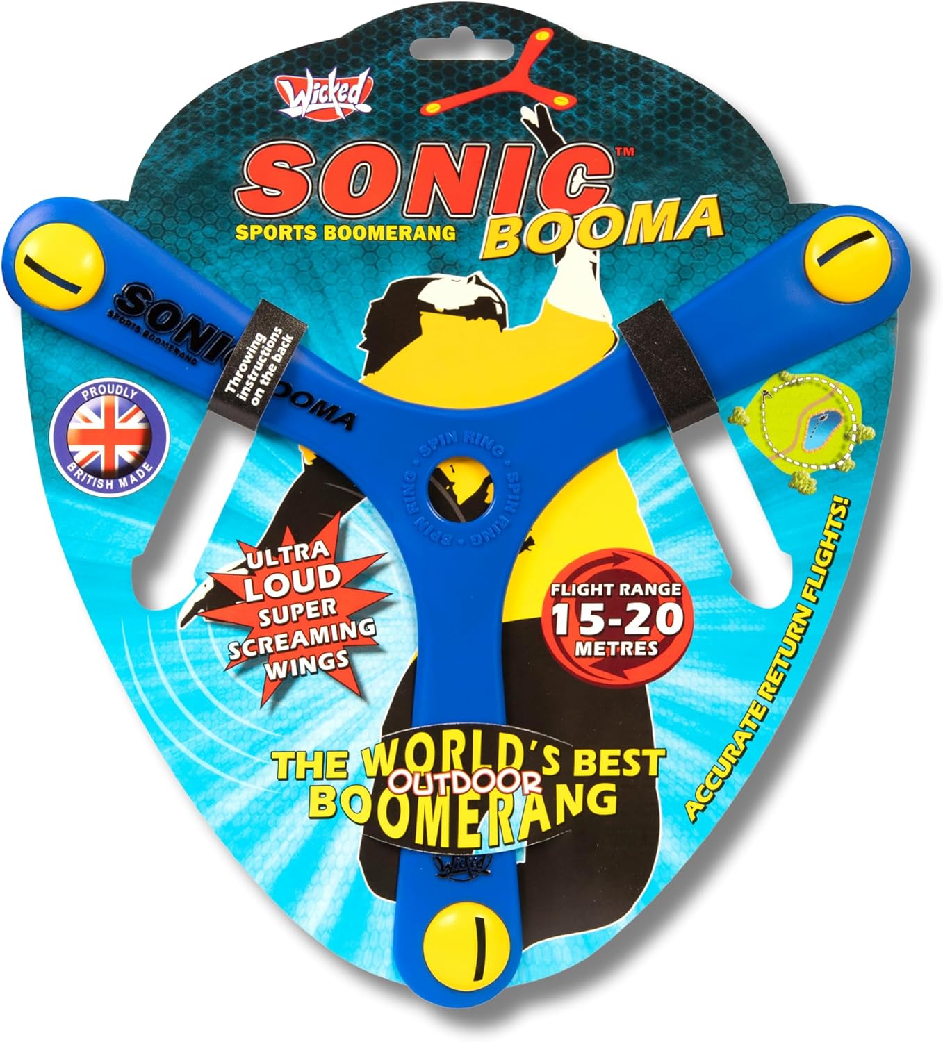 Wicked Sonic Booma | The Sports Boomerang That Whistles