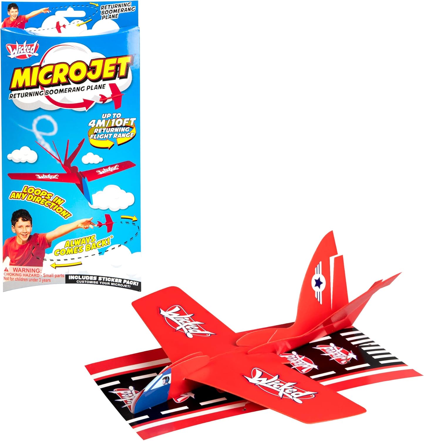 Microjet | The Flying, Returning Boomerang Stunt Plane