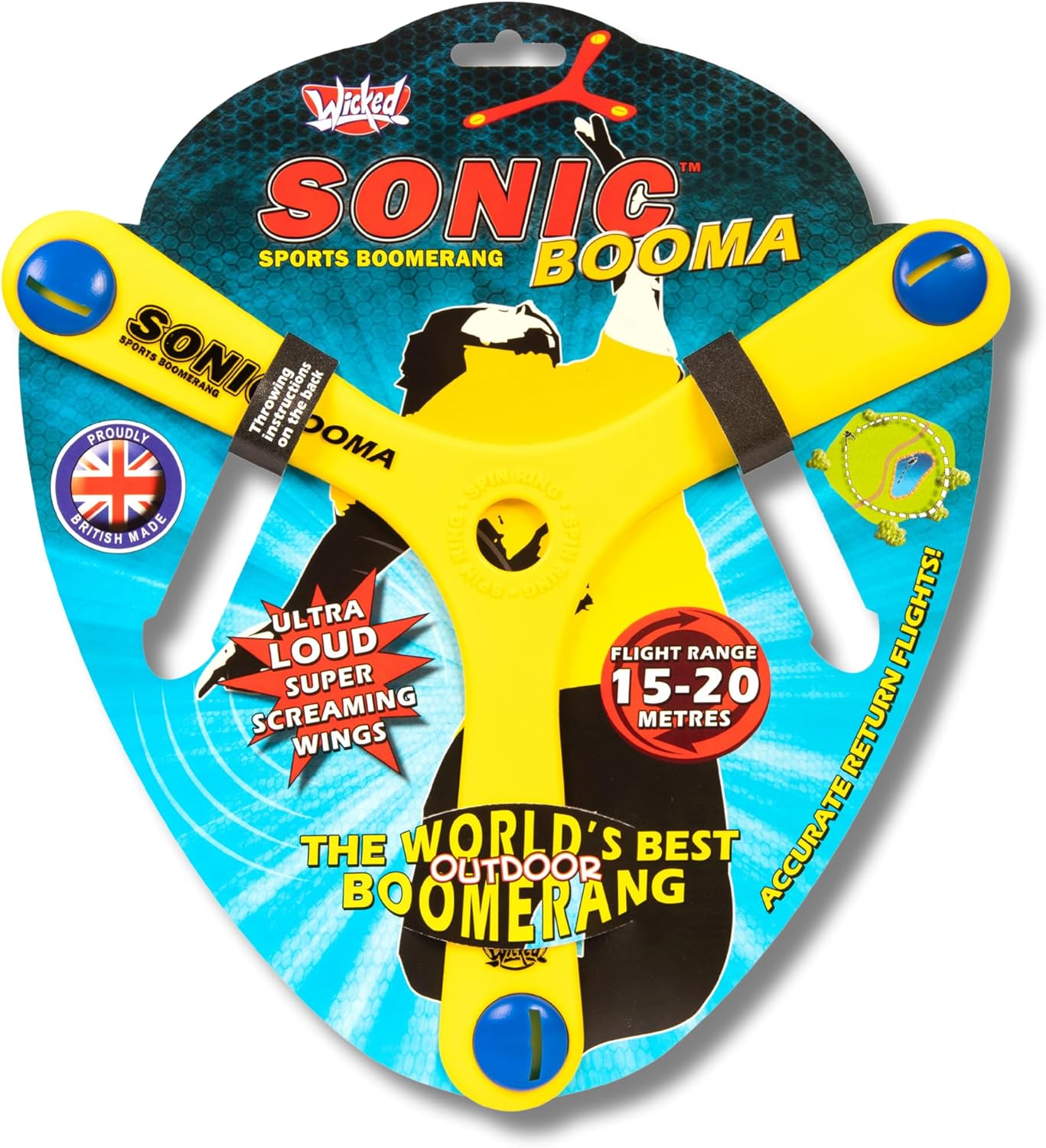 Wicked Sonic Booma | The Sports Boomerang That Whistles