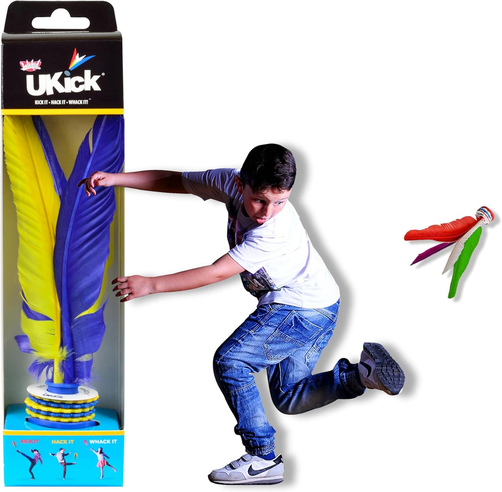 Wicked UKick | Football Skills Freestyle Trainer Feather Shuttlecock