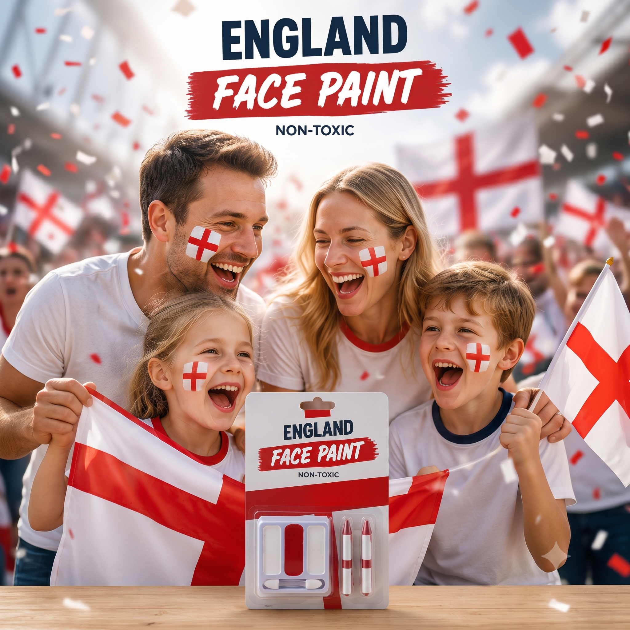 England Non-Toxic Face Paint Set | BUY 1 GET 1 FREE