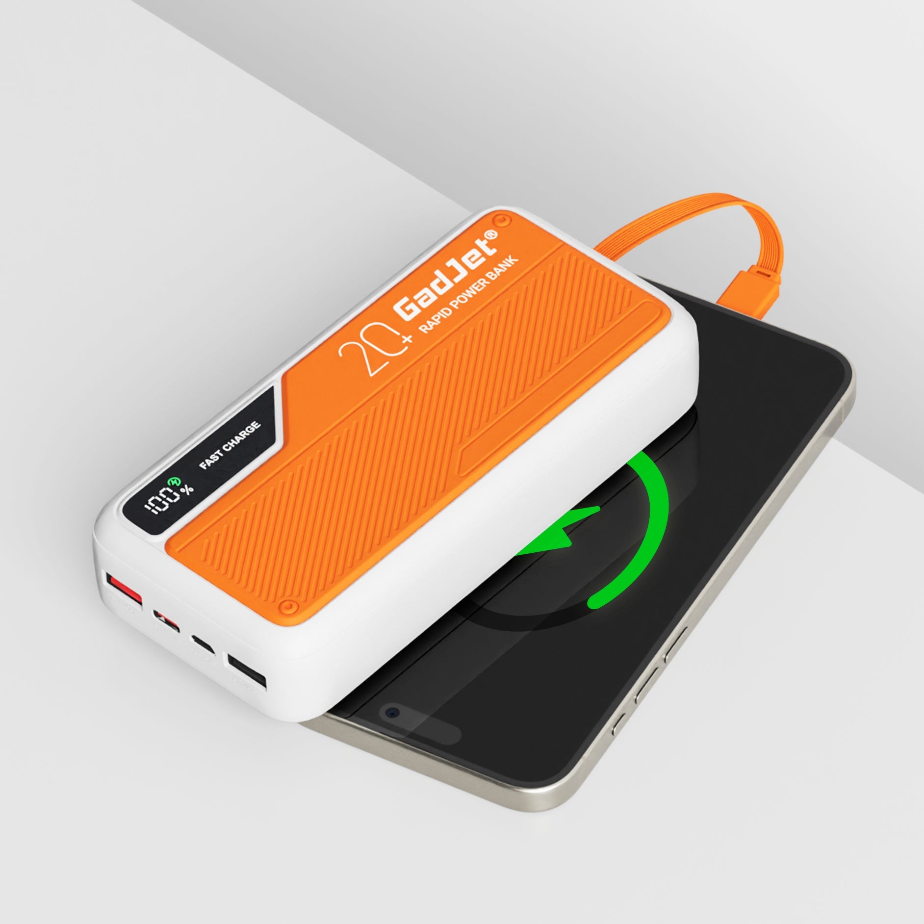 GadJet 20,000mAh Rapid 4-in-1 Power Bank