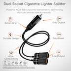 GadJet Dual Socket Cigarette Lighter Splitter