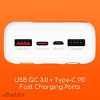 GadJet 20,000mAh Rapid 4-in-1 Power Bank