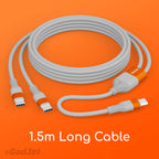 GadJet 100W Dual Ultra Power Charge & Sync Cable