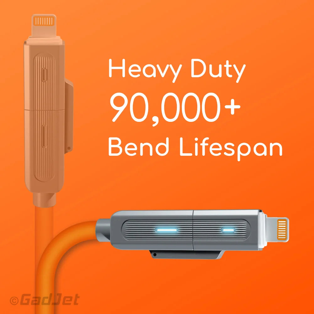GadJet 4-in-1 Heavy-Duty Multi Cable