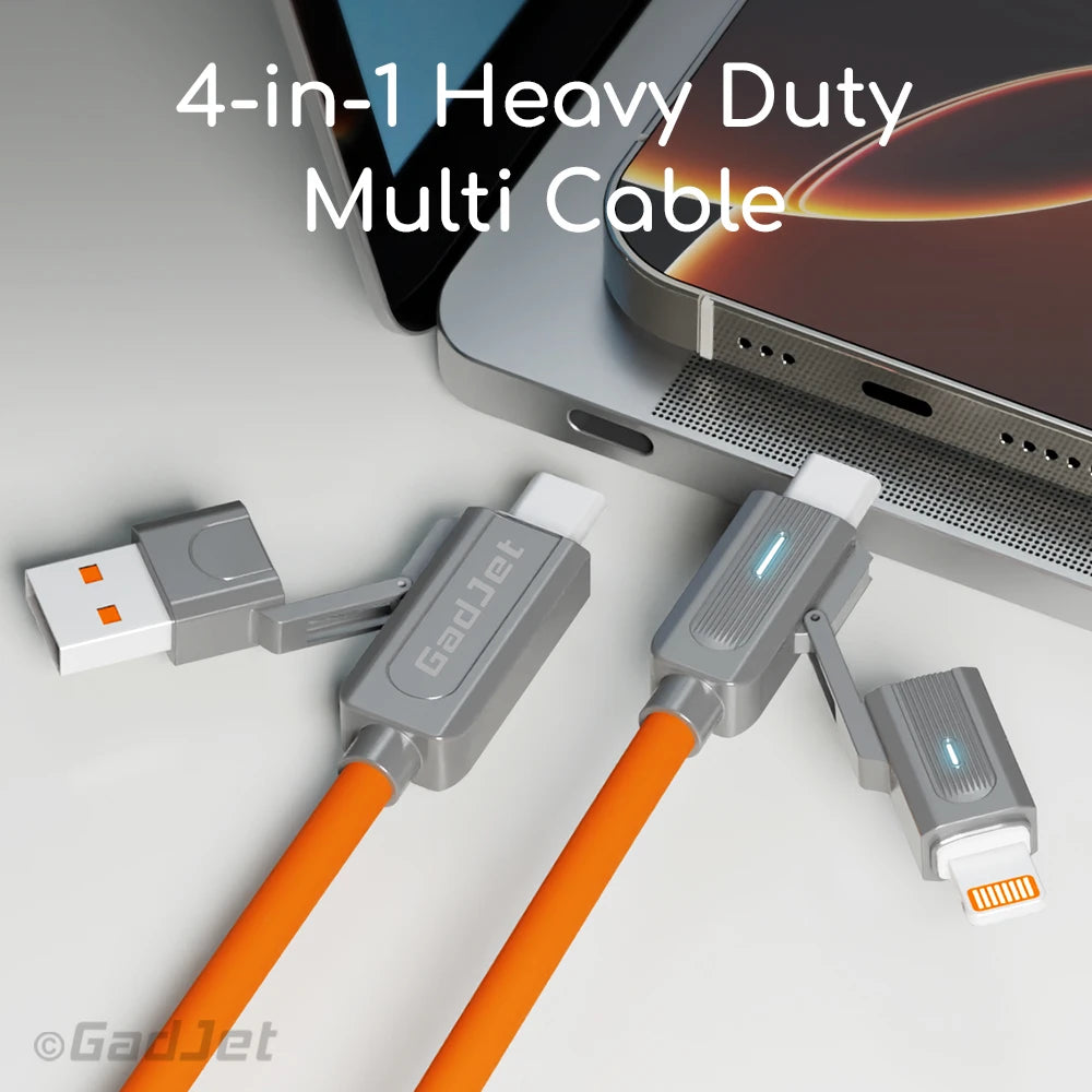 GadJet 4-in-1 Heavy-Duty Multi Cable