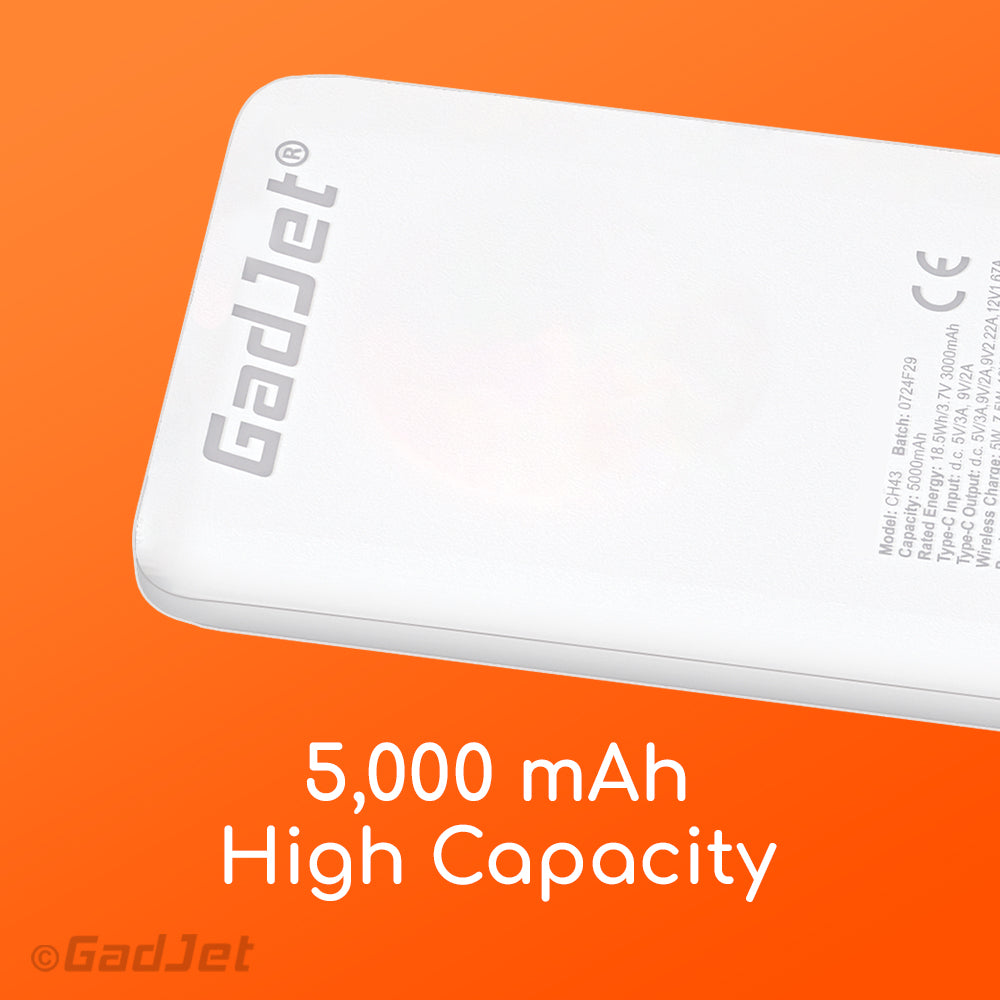 GadJet 5000mAh MagJet® Wireless Power Bank