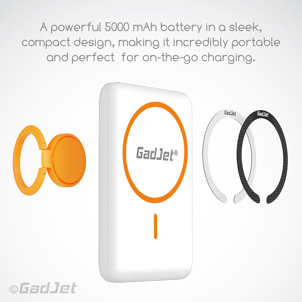 GadJet 5000mAh MagJet® Wireless Power Bank