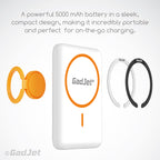 GadJet 5000mAh MagJet® Wireless Power Bank