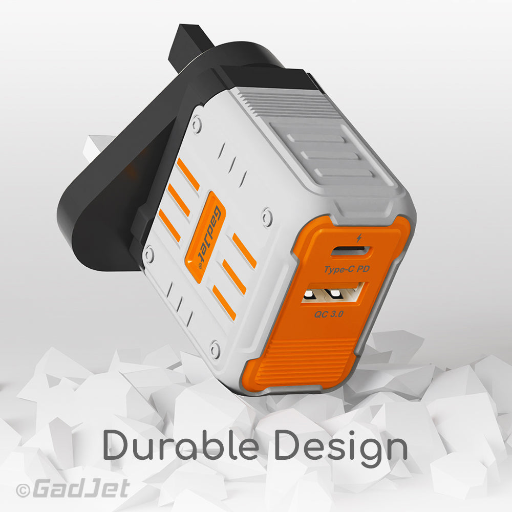 GadJet 2-in-1 Charge & Sync Cable & 2-Port Wall Charger Multipack