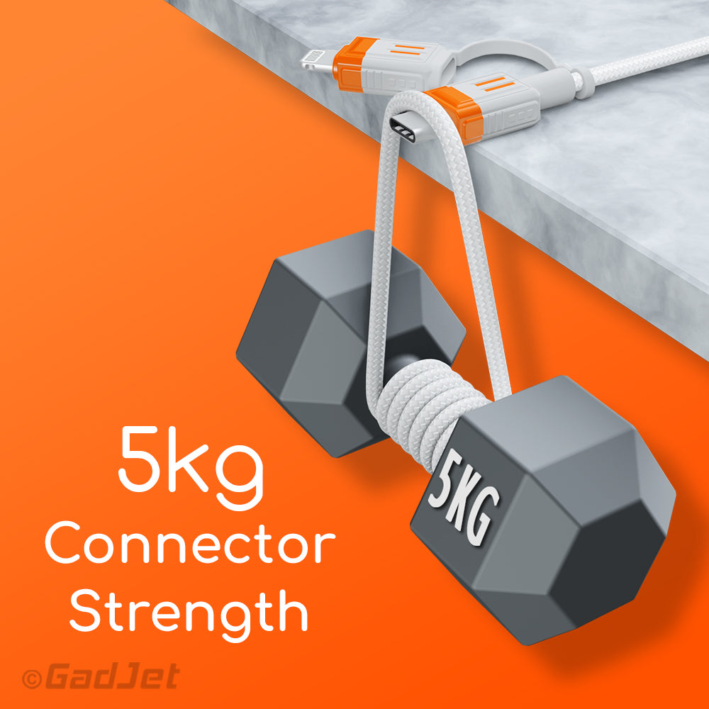 GadJet 2-in-1 Charge & Sync Cable & 2-Port Wall Charger Multipack