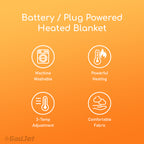 Heated Blanket - Power Bank Included