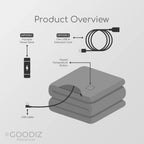 Heated Blanket - Power Bank Included