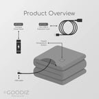 Goodiz Heated Blanket - Power Bank Included