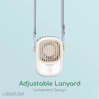 Desk + Neck Wearing Fan