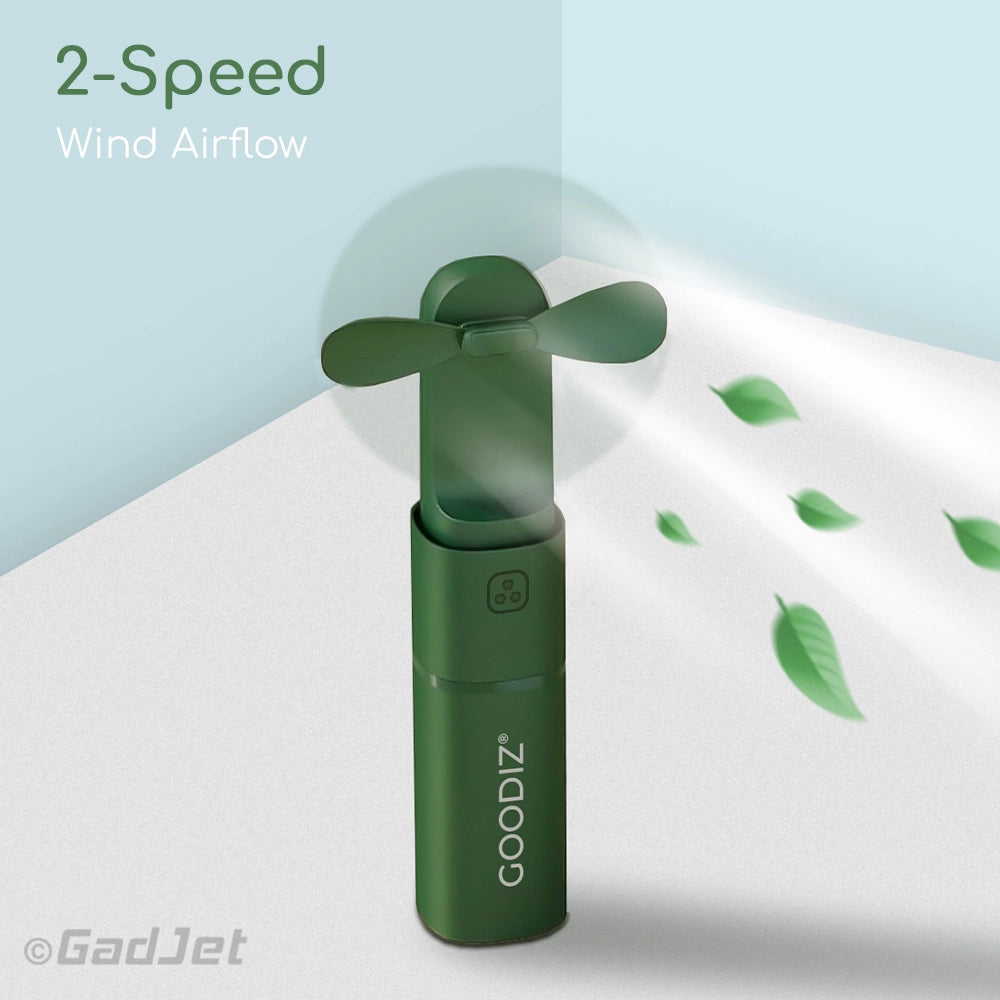 Goodiz 2-in-1 Mini Fan + Power Bank