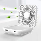 3-in-1 Mini Fan + Power Bank + Phone Holder