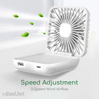 3-in-1 Mini Fan + Power Bank + Phone Holder