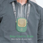 Desk + Neck Wearing Fan