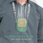 Goodiz Neck & Desk Fan with Adjustable Lanyard & Kickstand V2