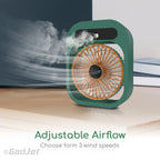 Goodiz Ice Fog Air Conditioner Desk Fan