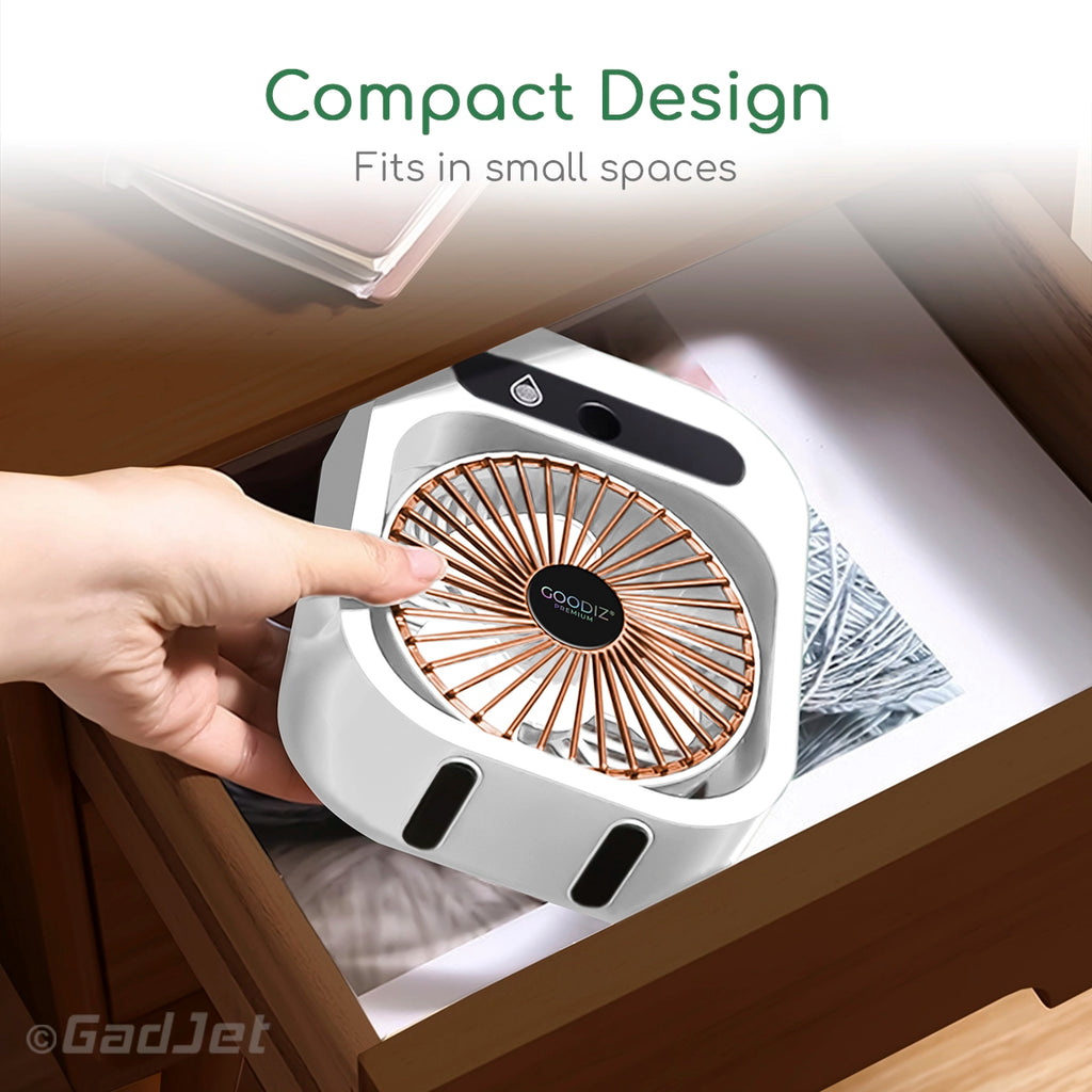 Goodiz Ice Fog Air Conditioner Desk Fan