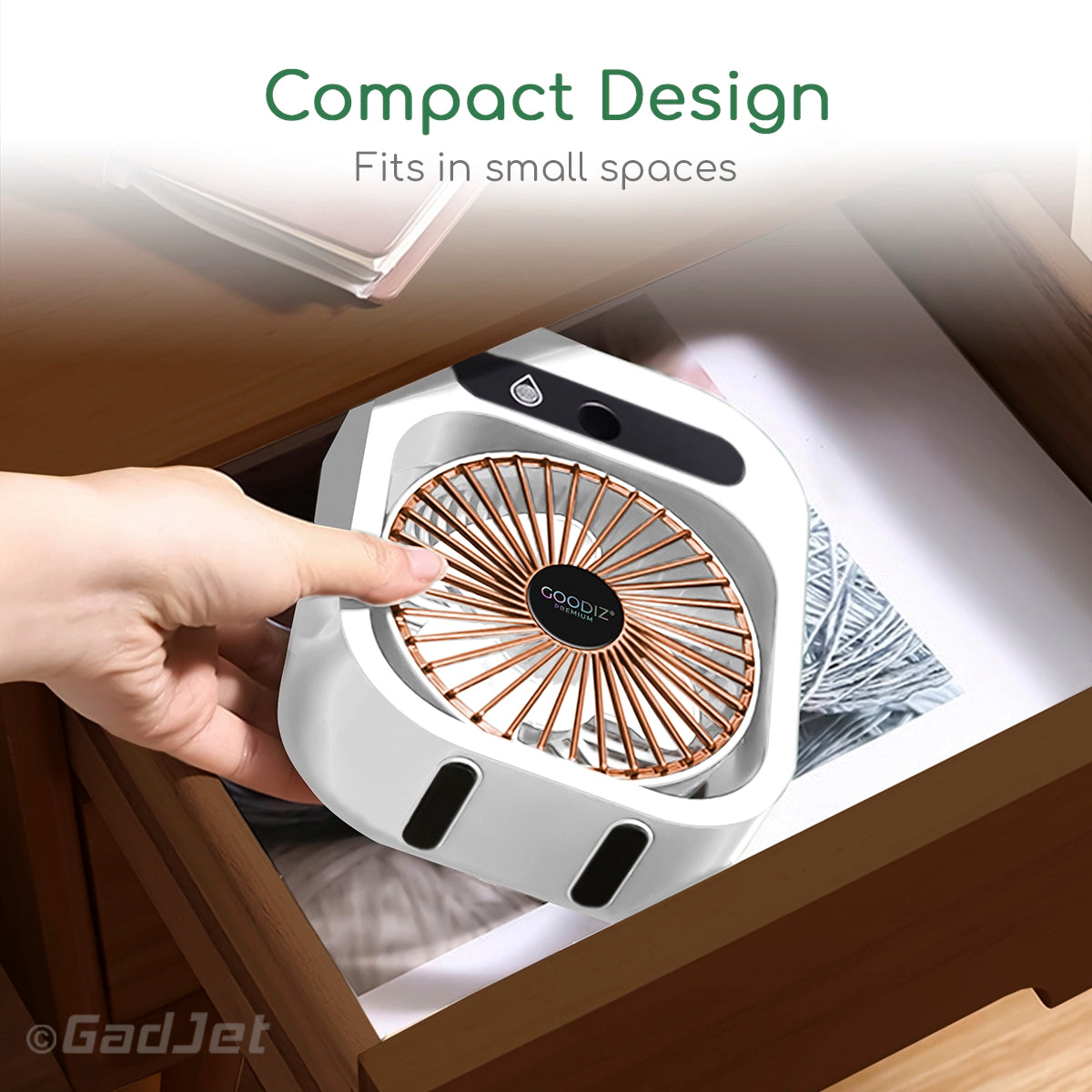 Goodiz Ice Fog Air Conditioner Desk Fan