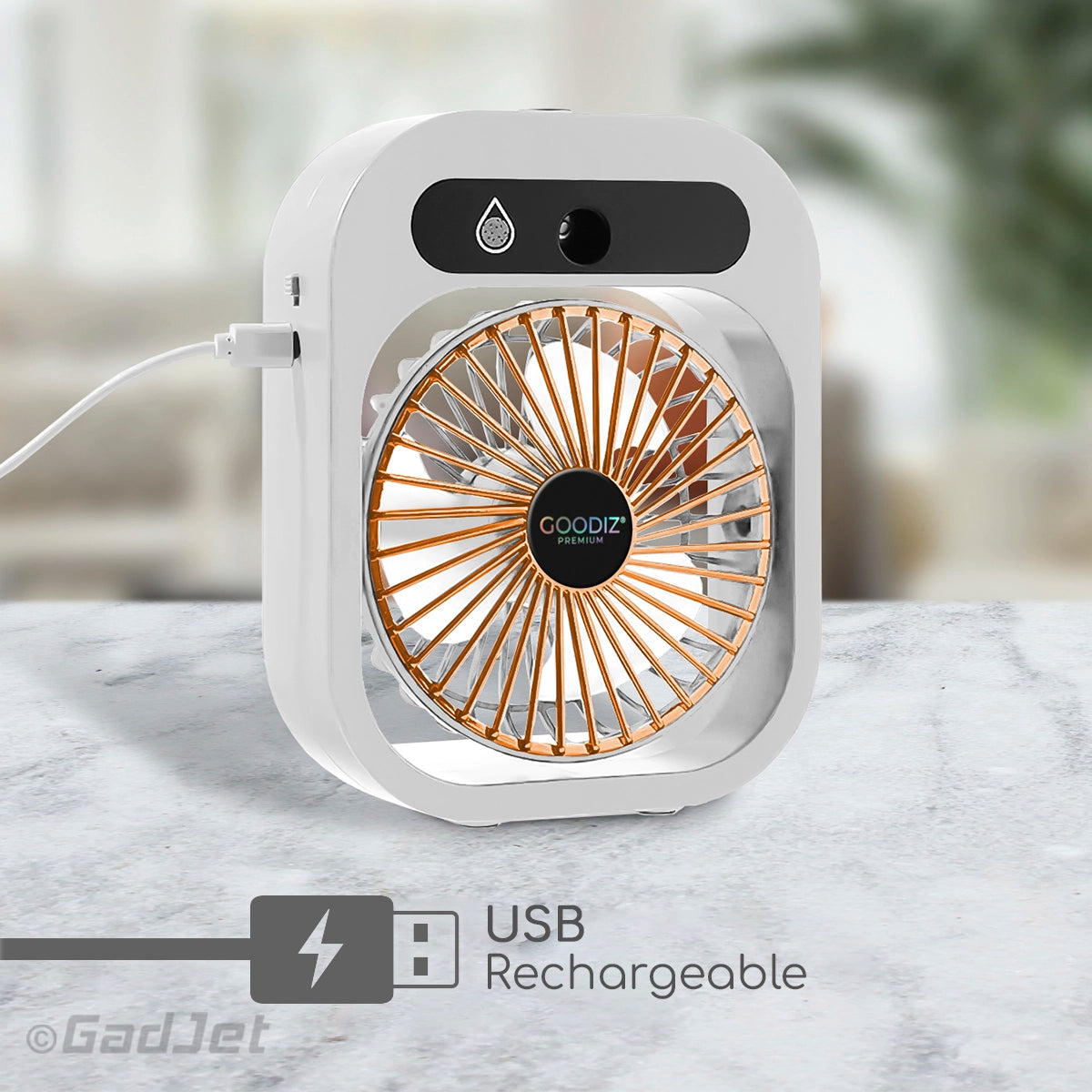 Goodiz Ice Fog Air Conditioner Desk Fan