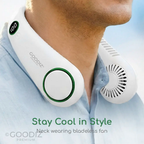 NEW Goodiz AirWave Bladeless Neck Fan with Digital Display V2