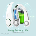 NEW Goodiz AirWave Bladeless Neck Fan with Digital Display V2