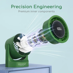 Goodiz AirGlow Rechargeable Desk Fan with LED Display & Ambient Lighting