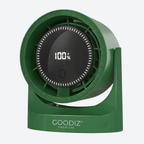 Goodiz AirGlow Rechargeable Desk Fan with LED Display & Ambient Lighting