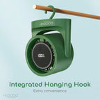 AirGlow Desk, Wall & Hanging-Hook Fan