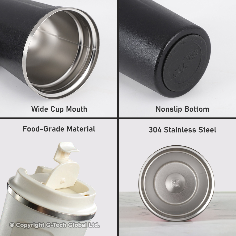 Goodiz 380ml Insulated Leak Proof Steel Mug