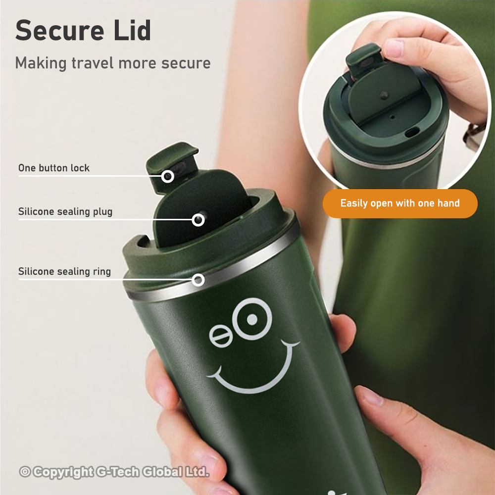 Goodiz 380ml Insulated Leak Proof Steel Mug