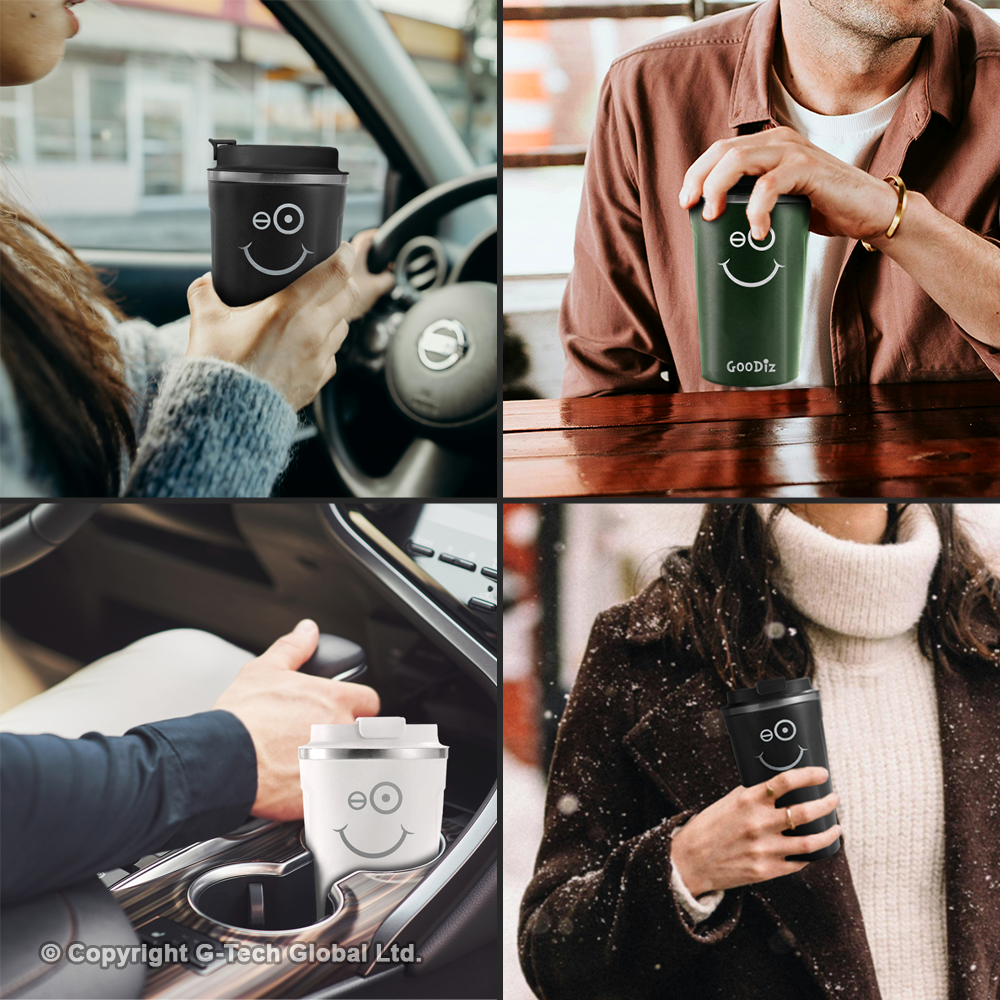 Goodiz 380ml Insulated Leak Proof Steel Mug