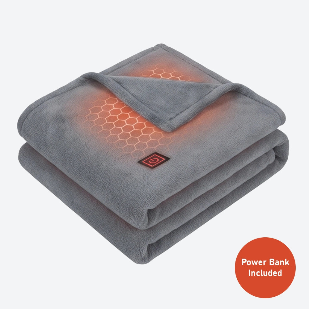 Heated Blanket - Power Bank Included