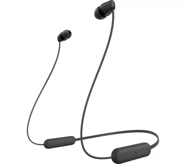 Sony WI-C100 Wireless Bluetooth Earphones - Black
