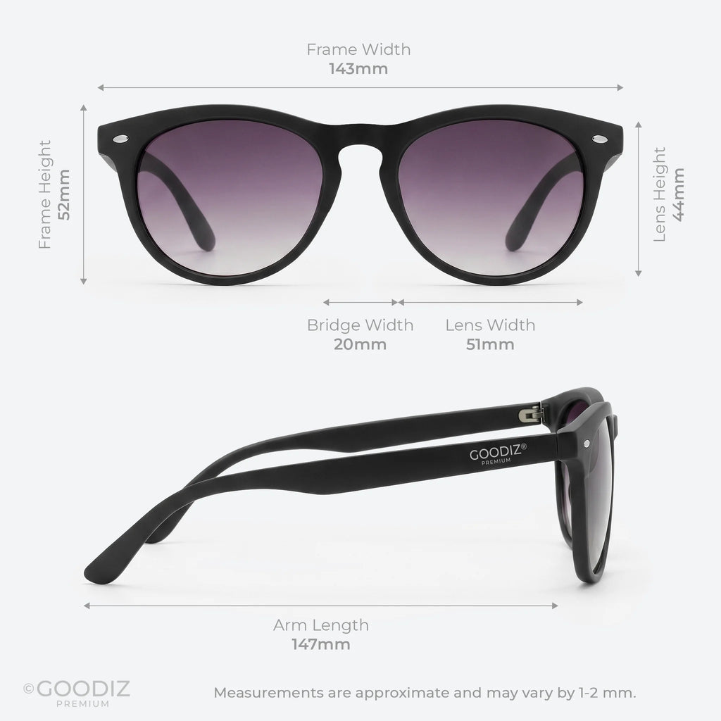 Goodiz Panto Sunglasses (Purple Haze)