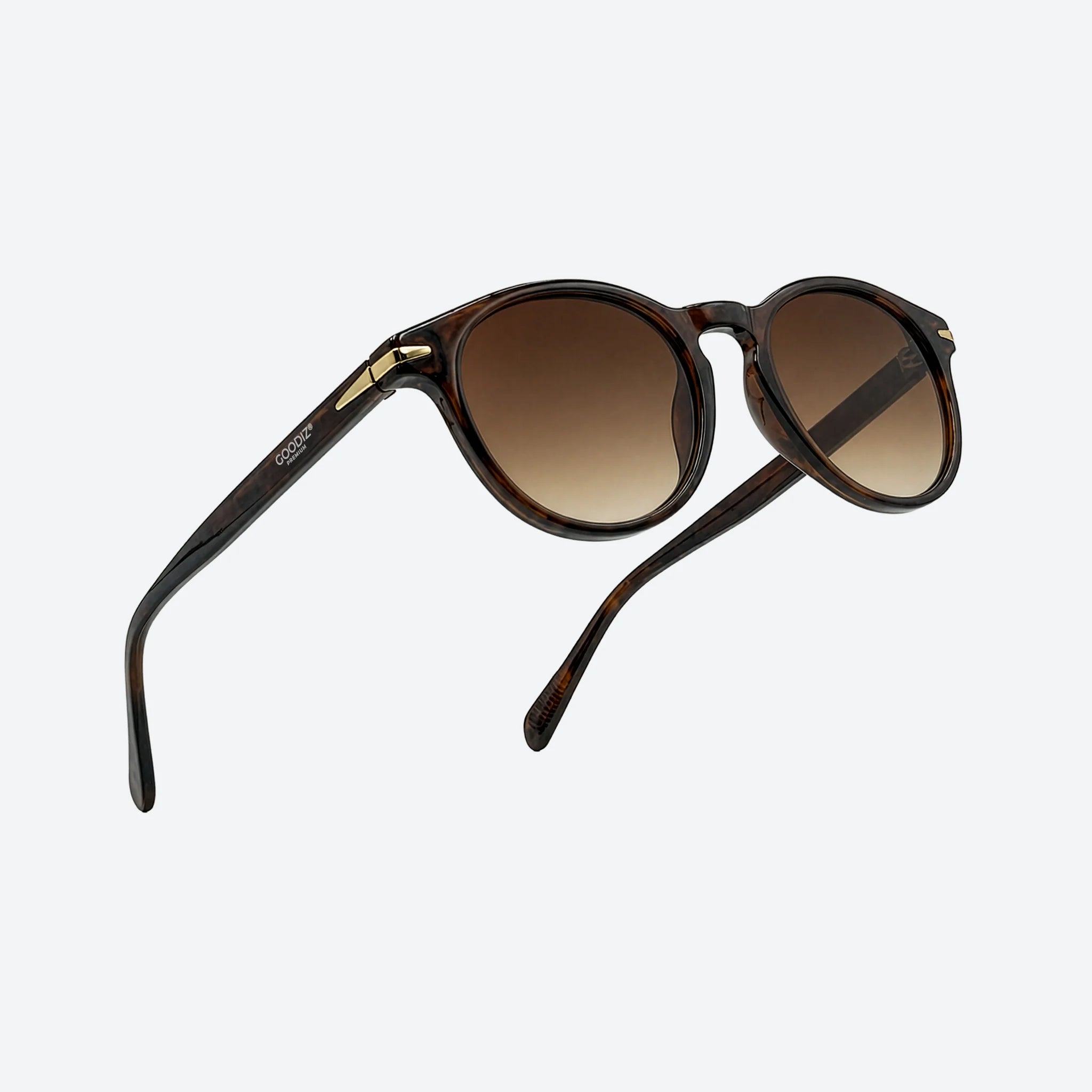 Goodiz Panto Sunglasses (Bronze Tint)
