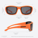 Goodiz Wraparound Sunglasses (Black Ice)
