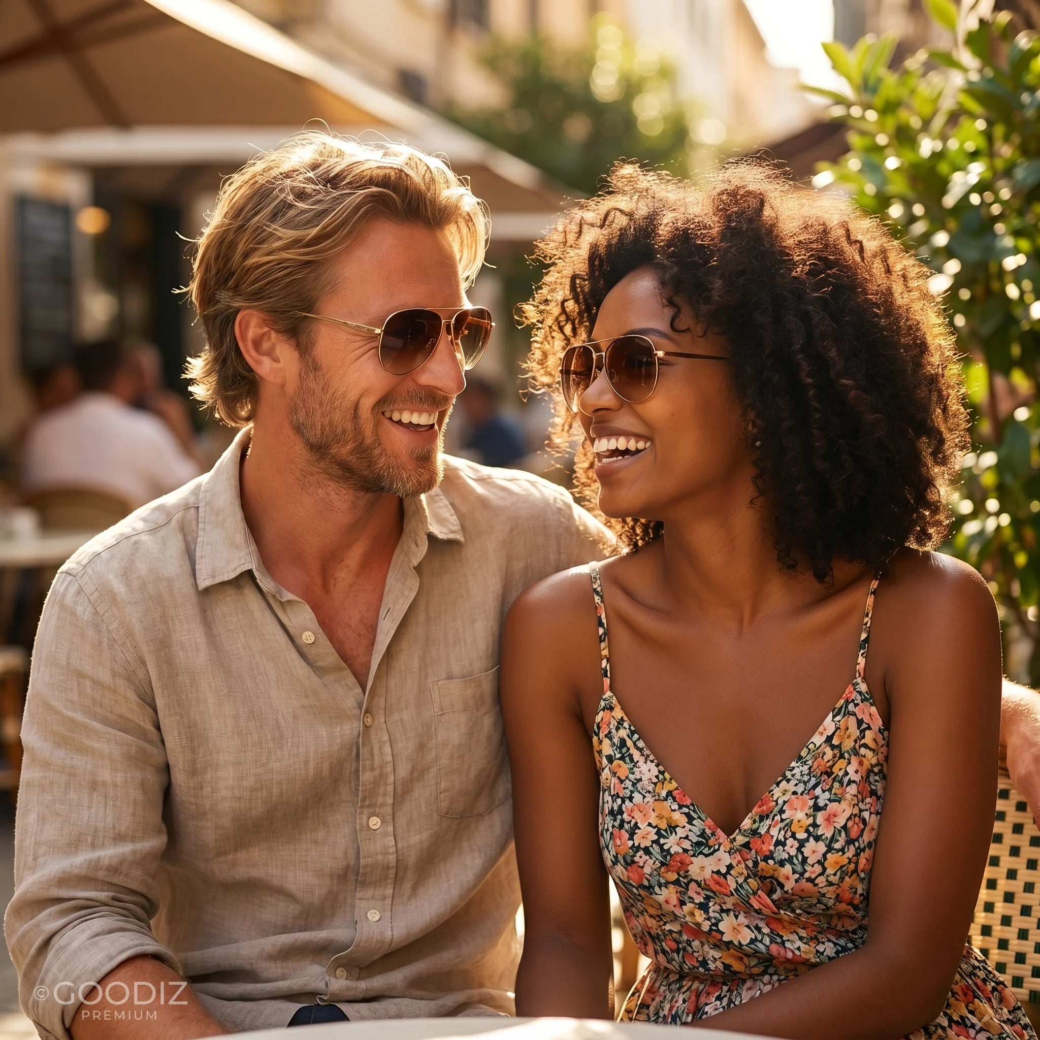 Goodiz Aviator Sunglasses (Sunset Bronze)