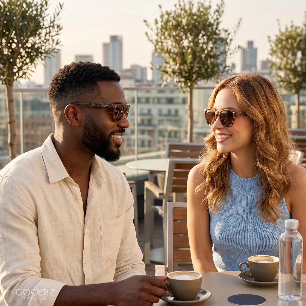 Goodiz Wayfarer Sunglasses (Leopard Brown)