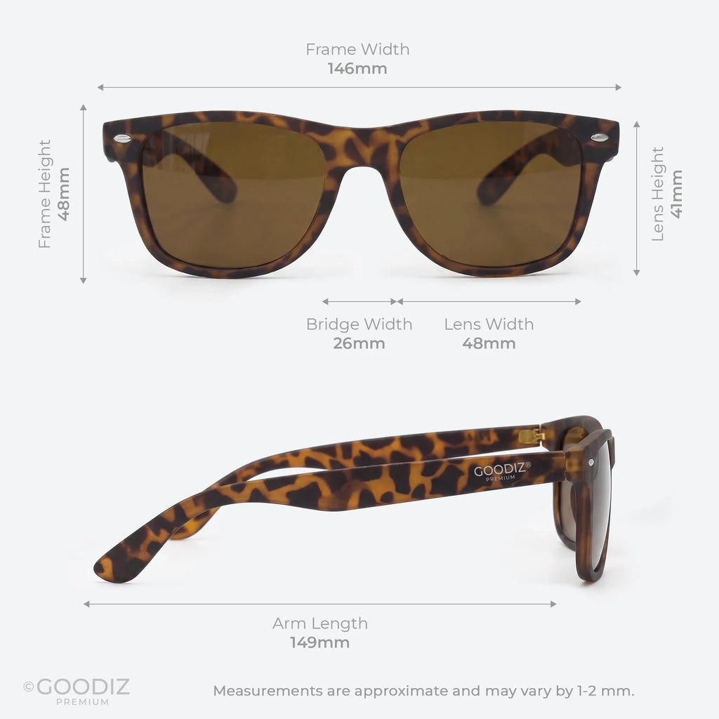 Goodiz Wayfarer Sunglasses (Leopard Brown)